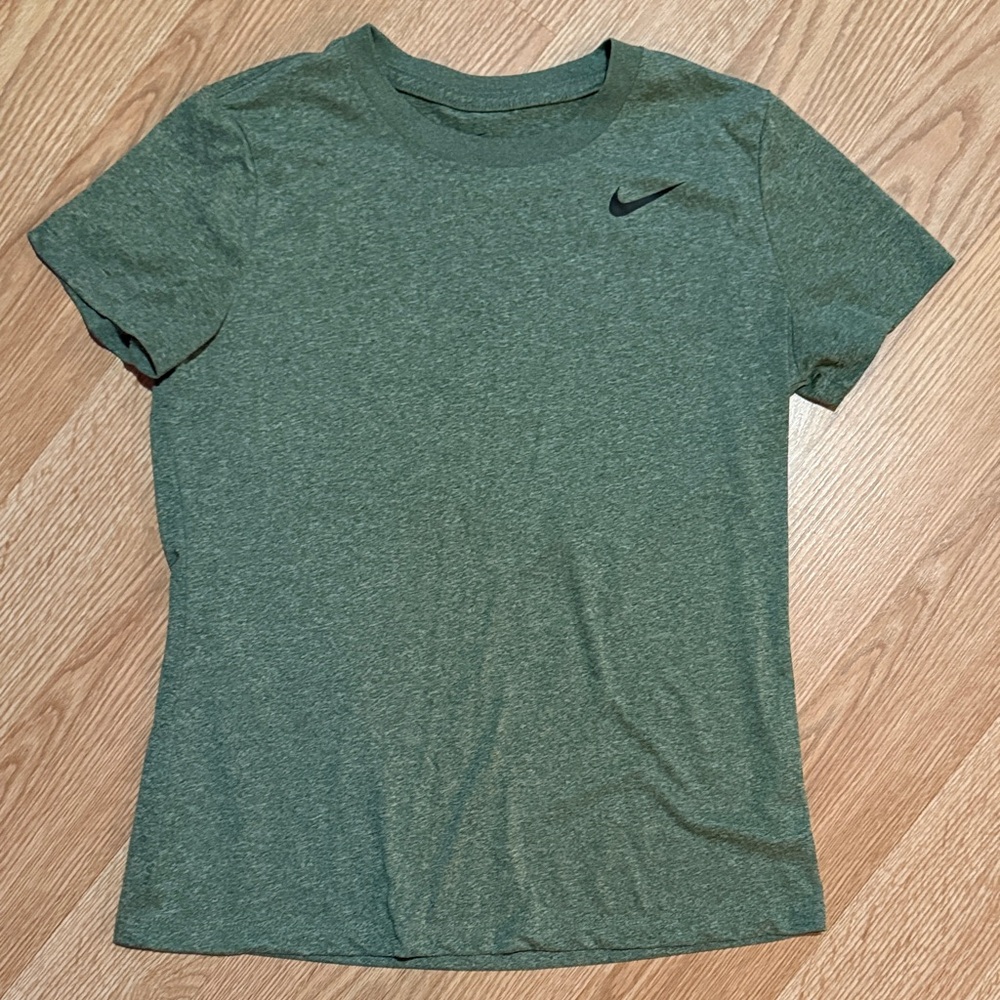 Nike Dri-Fit Women’s Heather Green Athletic Tee